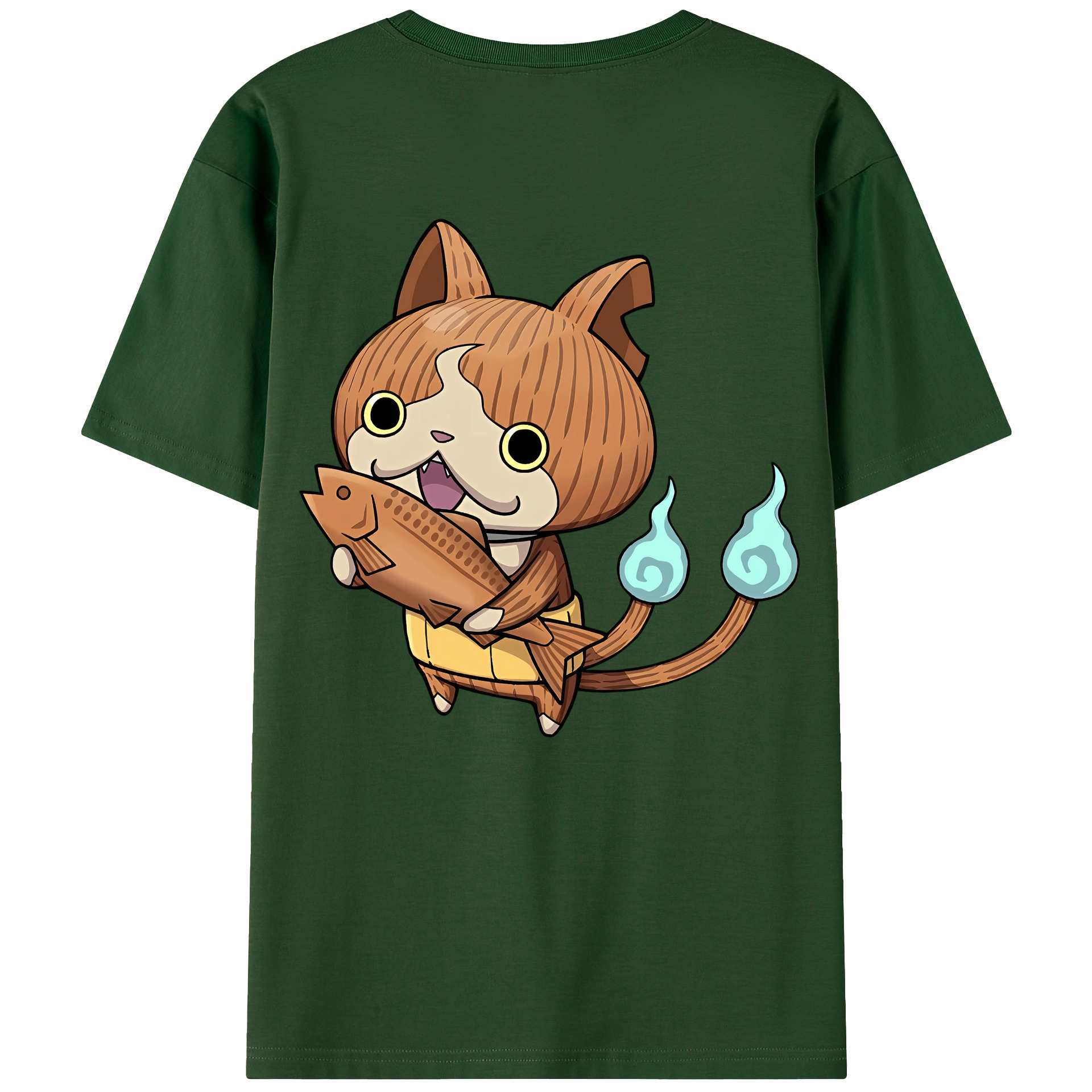（画像用） 妖怪ウォッチ Yo-kai Watch 綿100％半袖Tシャツ（背面プリント）